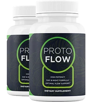 Two bottles of ProtoFlow, 60 capsules each